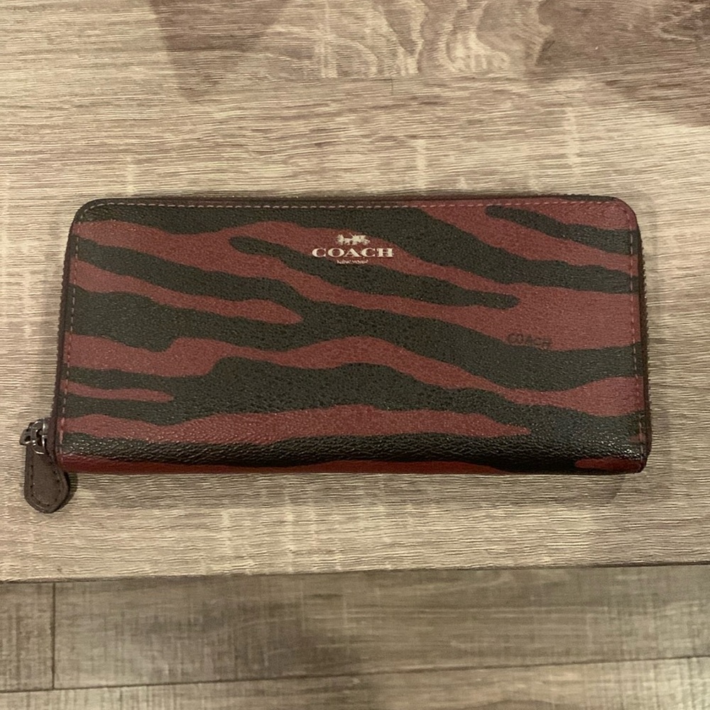 Coach zipper wallet